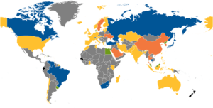 Map of CBDCs