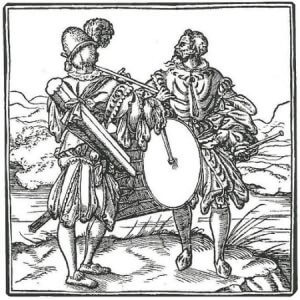 Medieval drummers