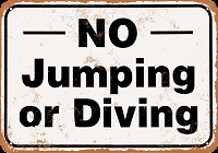 No-jumping-or-diving